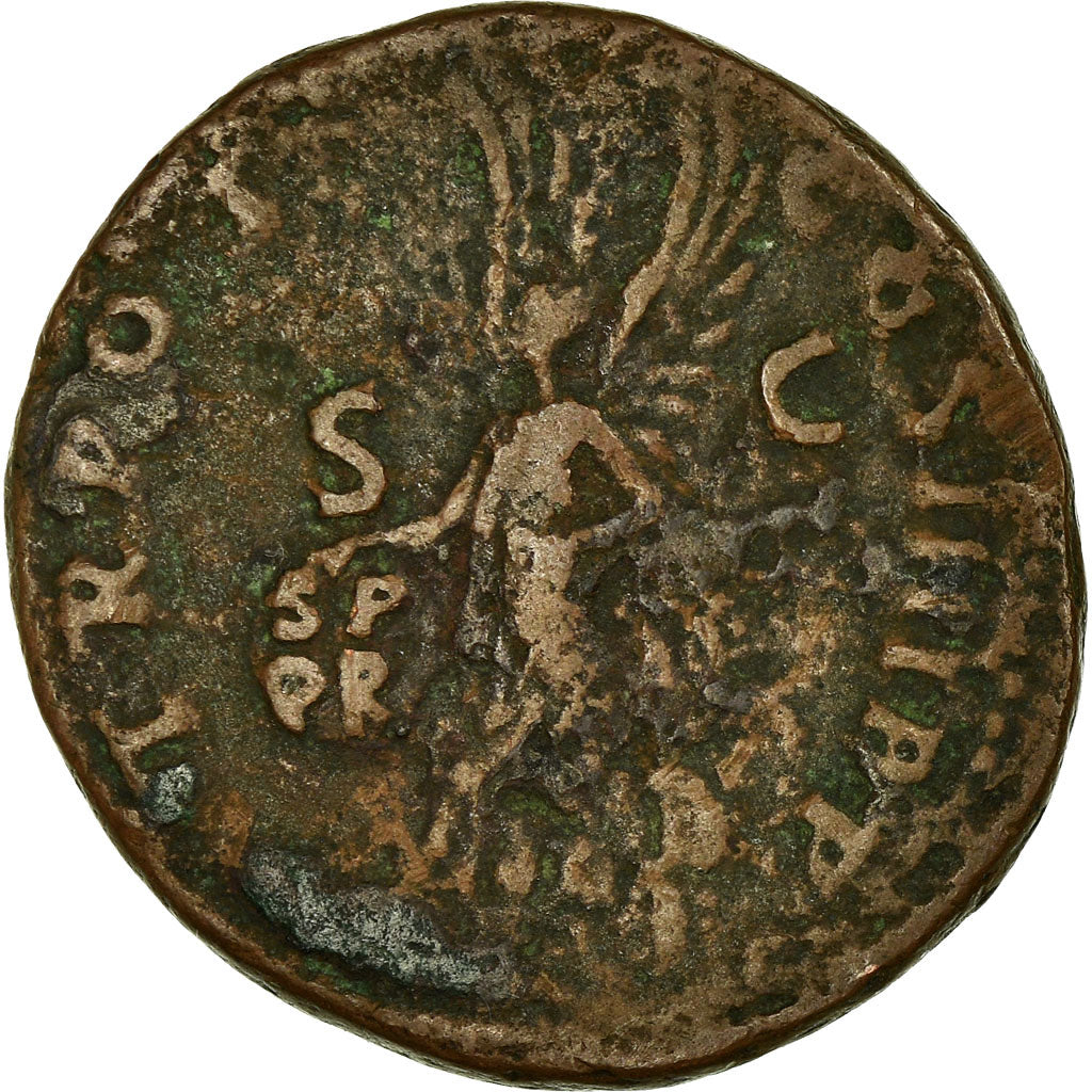 Coin, Trajan, As, 99-100, Rome, VF(20-25), Copper, RIC:434