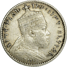 Coin, Ethiopia, Menelik II, Gersh, 1903, Paris, AU(50-53), Silver, KM:12
