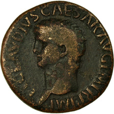Moneda, Claudius, As, 42-43, Rome, BC+, Bronce, RIC:116