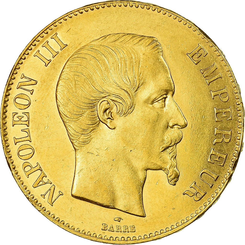 Monnaie, France, Napoleon III, Napoléon III, 100 Francs, 1858, Paris, TTB+, Or
