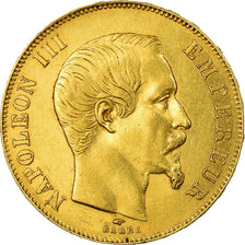 Moneta, Francja, Napoleon III, Napoléon III, 50 Francs, 1857, Paris, AU(50-53)