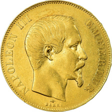 Coin, France, Napoleon III, Napoléon III, 50 Francs, 1857, Paris, AU(50-53)