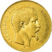 Moneta, Francia, Napoleon III, Napoléon III, 50 Francs, 1857, Paris, BB+, Oro
