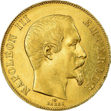 Moneta, Francia, Napoleon III, Napoléon III, 50 Francs, 1857, Paris, SPL-, Oro