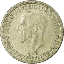 Coin, Sweden, Gustaf V, 2 Kronor, 1950, AU(50-53), Silver, KM:815