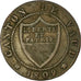 Coin, SWISS CANTONS, VAUD, 1/2 Batzen-5 Rappen, 1809, EF(40-45), Billon, KM:6