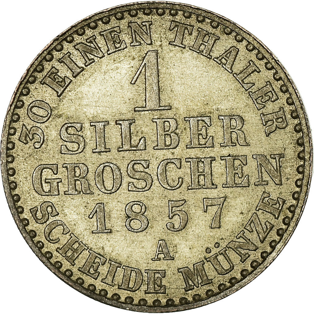 Moneda, Estados alemanes, PRUSSIA, Friedrich Wilhelm IV, Groschen, 1857, Berlin