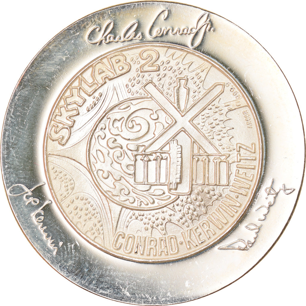 Suisse, Médaille, Skylab 2, Conrad, Kerwin, Weitz, Sciences & Technologies
