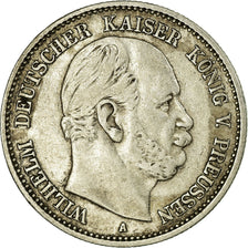 Coin, German States, PRUSSIA, Wilhelm I, 2 Mark, 1876, Berlin, VF(20-25)