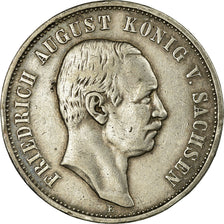 Munten, Duitse staten, SAXONY-ALBERTINE, Friedrich August III, 3 Mark, 1909