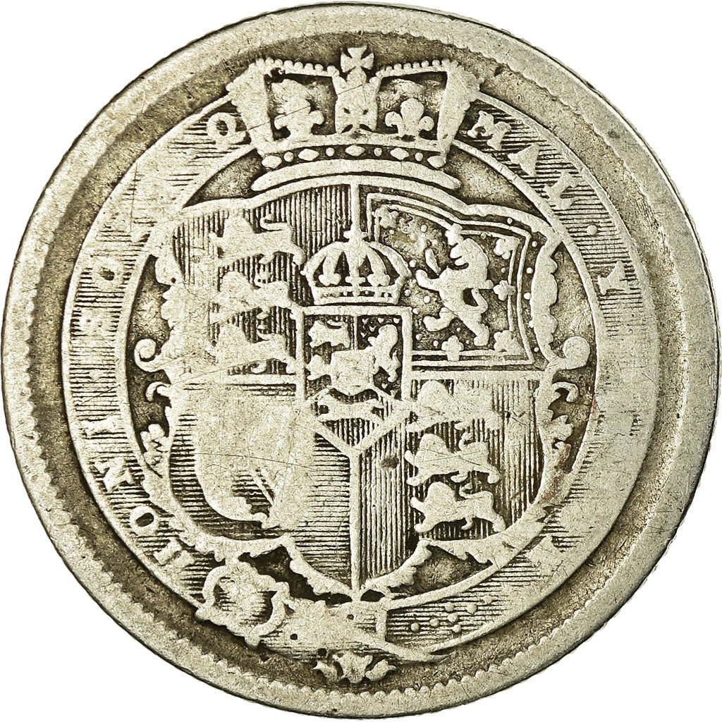 Coin, Great Britain, George III, Shilling, 1820, London, VF(20-25), Silver
