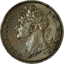 Coin, Great Britain, George IV, Farthing, 1826, London, AU(55-58), Copper