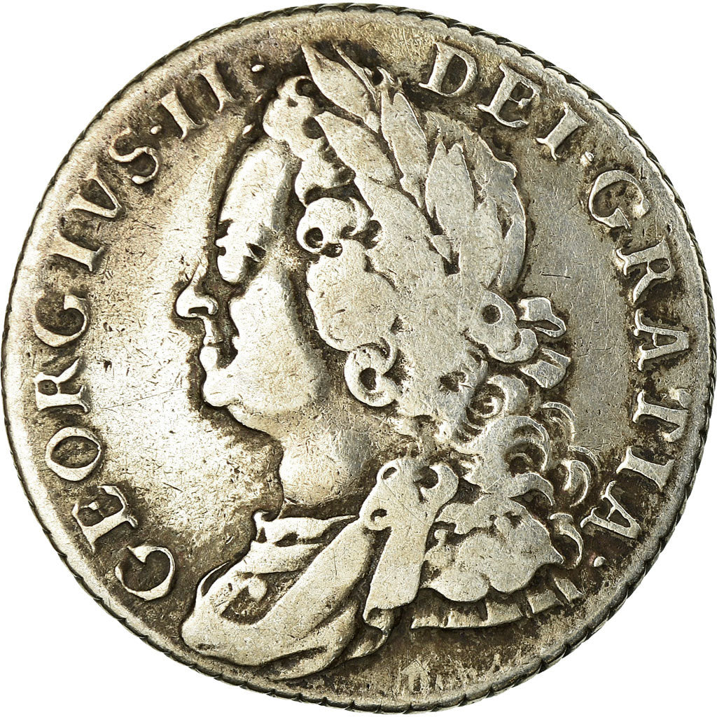 Coin, Great Britain, George II, Shilling, 1758, London, VF(30-35), Silver
