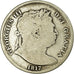 Coin, Great Britain, George III, 1/2 Crown, 1817, F(12-15), Silver, KM:672