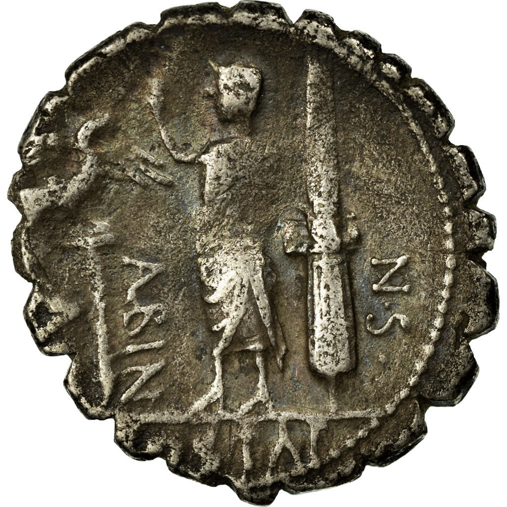 Coin, Postumia, Denarius, Rome, VF(30-35), Silver