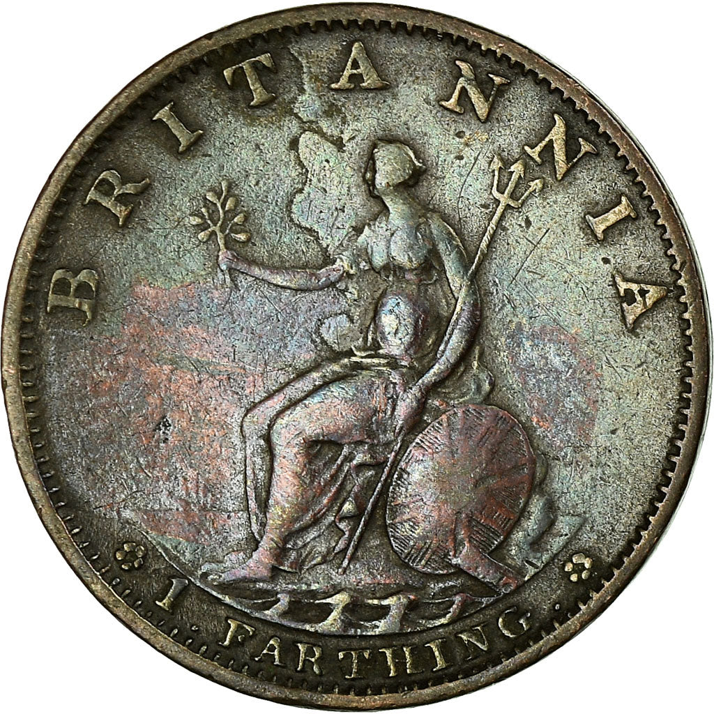 Coin, Great Britain, George III, Farthing, 1799, London, VF(30-35), Copper