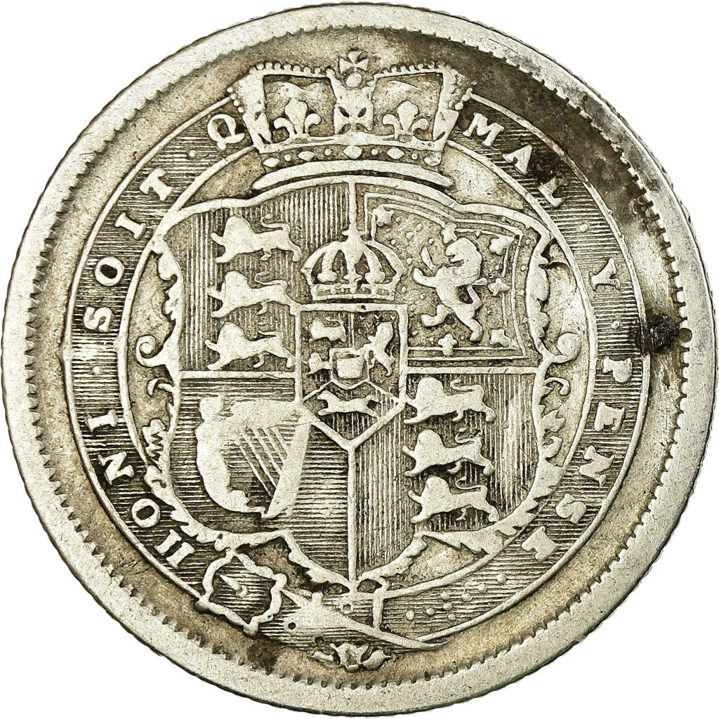 Coin, Great Britain, George III, Shilling, 1817, VF(20-25), Silver, KM:666
