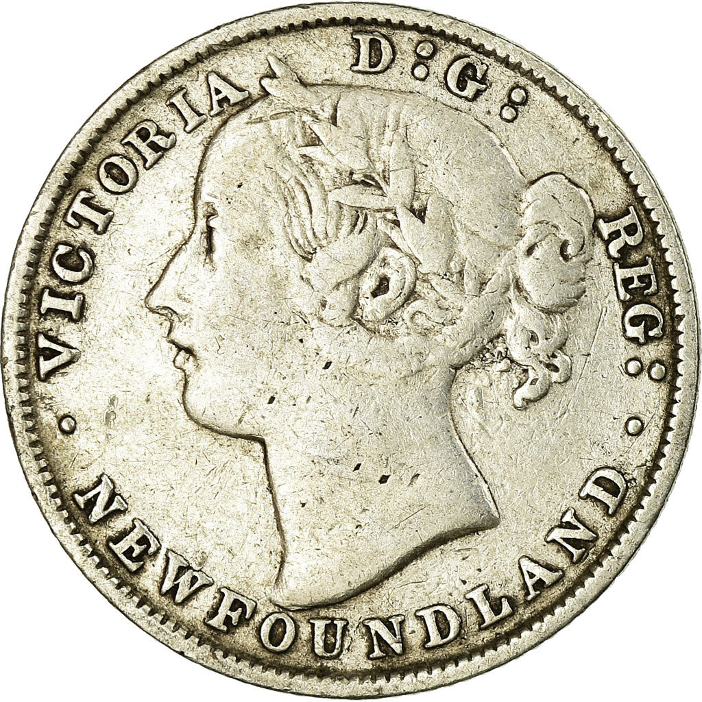 Coin, NEWFOUNDLAND, 20 Cents, 1894, VF(30-35), Silver, KM:4
