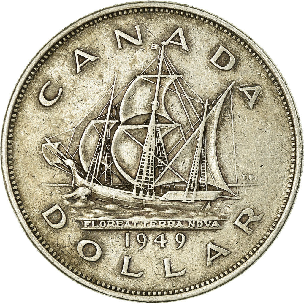 Coin, Canada, George VI, Dollar, 1949, Royal Canadian Mint, Ottawa, EF(40-45)