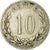 Moneta, Grecia, George I, 10 Lepta, 1894, Paris, BB, Rame-nichel, KM:59