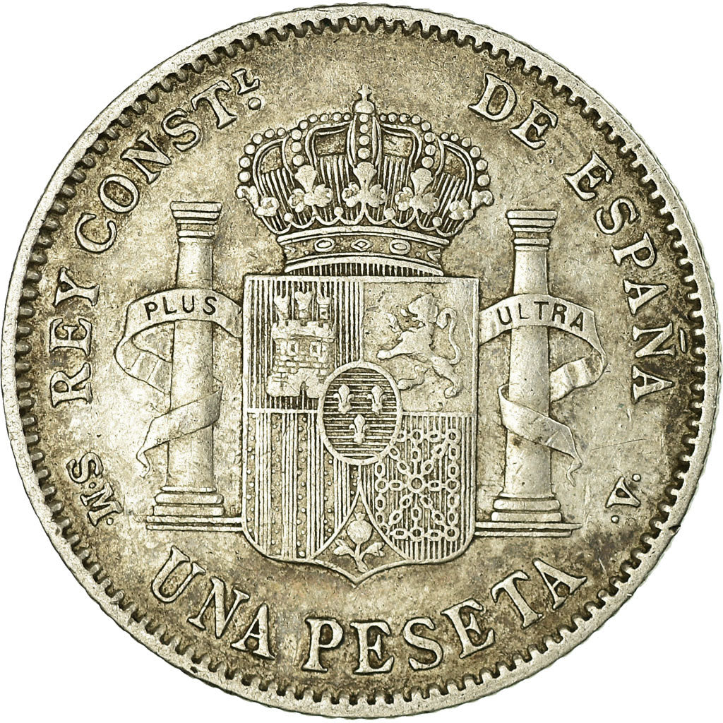 Monnaie, Espagne, Alfonso XIII, Peseta, 1900, Madrid, TTB+, Argent, KM:706