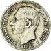Coin, Spain, Alfonso XII, 50 Centimos, 1880, Madrid, EF(40-45), Silver, KM:685