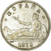 Coin, Spain, Provisional Government, 2 Pesetas, 1870, Madrid, VF(30-35), Silver