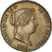 Moneta, Hiszpania, Isabel II, 25 Centimos, 1856, Segovia, AU(55-58), Miedź