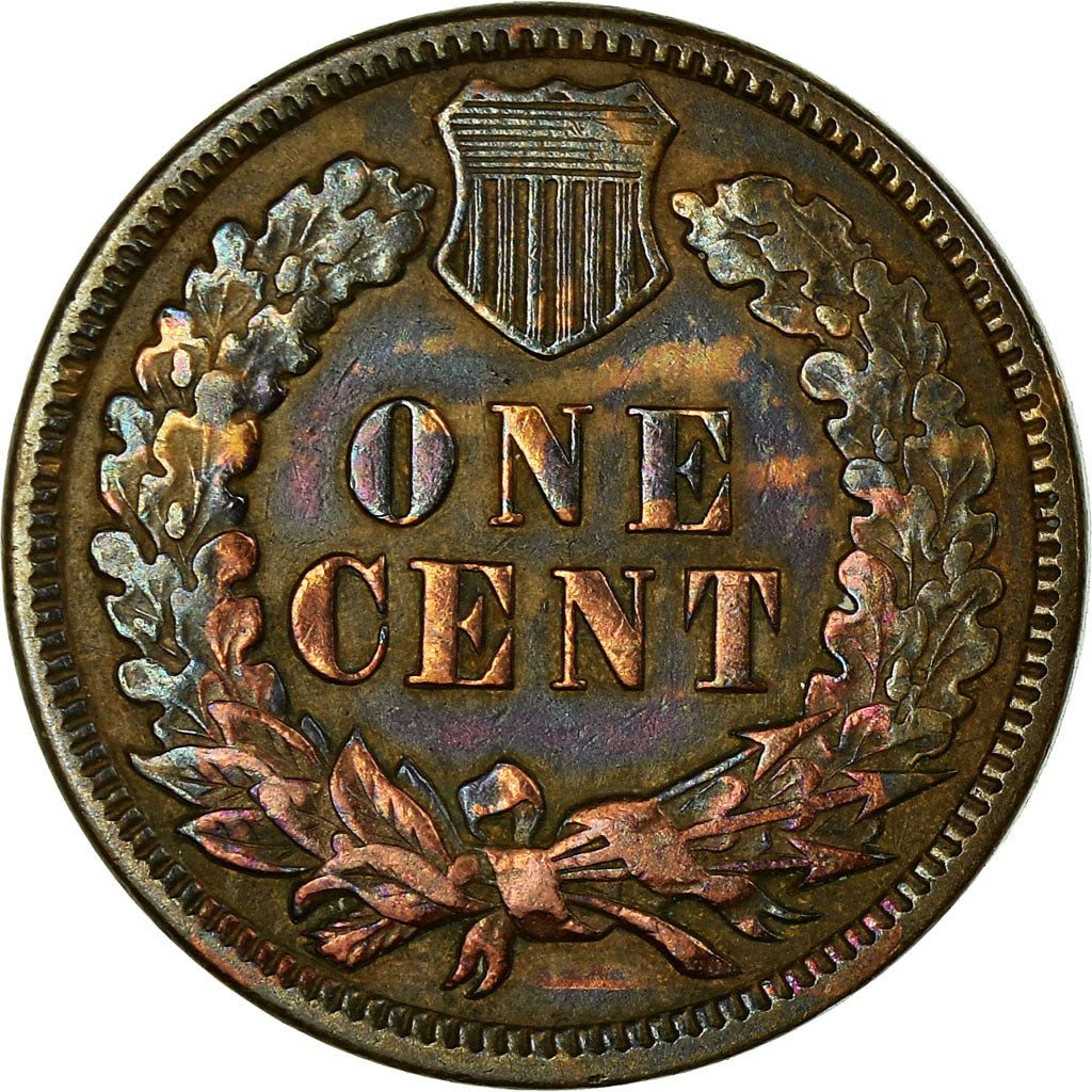 Coin, United States, Indian Head Cent, Cent, 1898, U.S. Mint, Philadelphia