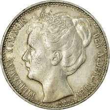 Munten, Nederland, Wilhelmina I, Gulden, 1901, FR+, Zilver, KM:122.1