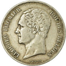 Coin, Belgium, Leopold I, 2-1/2 Francs, 1849, Brussels, EF(40-45), Silver, KM:11
