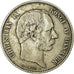 Coin, Denmark, Christian IX, 2 Kroner, 1875, Copenhagen, VF(30-35), Silver