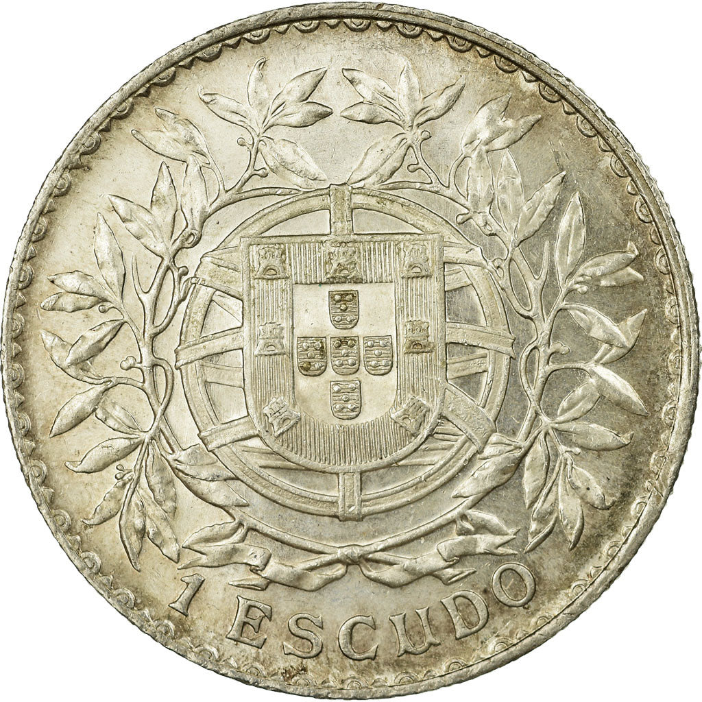 Coin, Portugal, Escudo, 1916, MS(60-62), Silver, KM:564