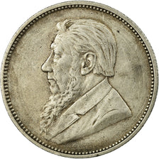 Moneta, Sudafrica, Kruger, 2 Shillings, 1897, BB, Argento, KM:6