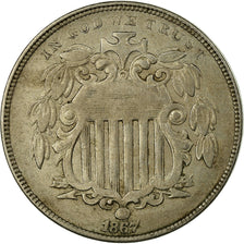 Moneta, Stati Uniti, Shield Nickel, 5 Cents, 1867, U.S. Mint, Philadelphia, BB
