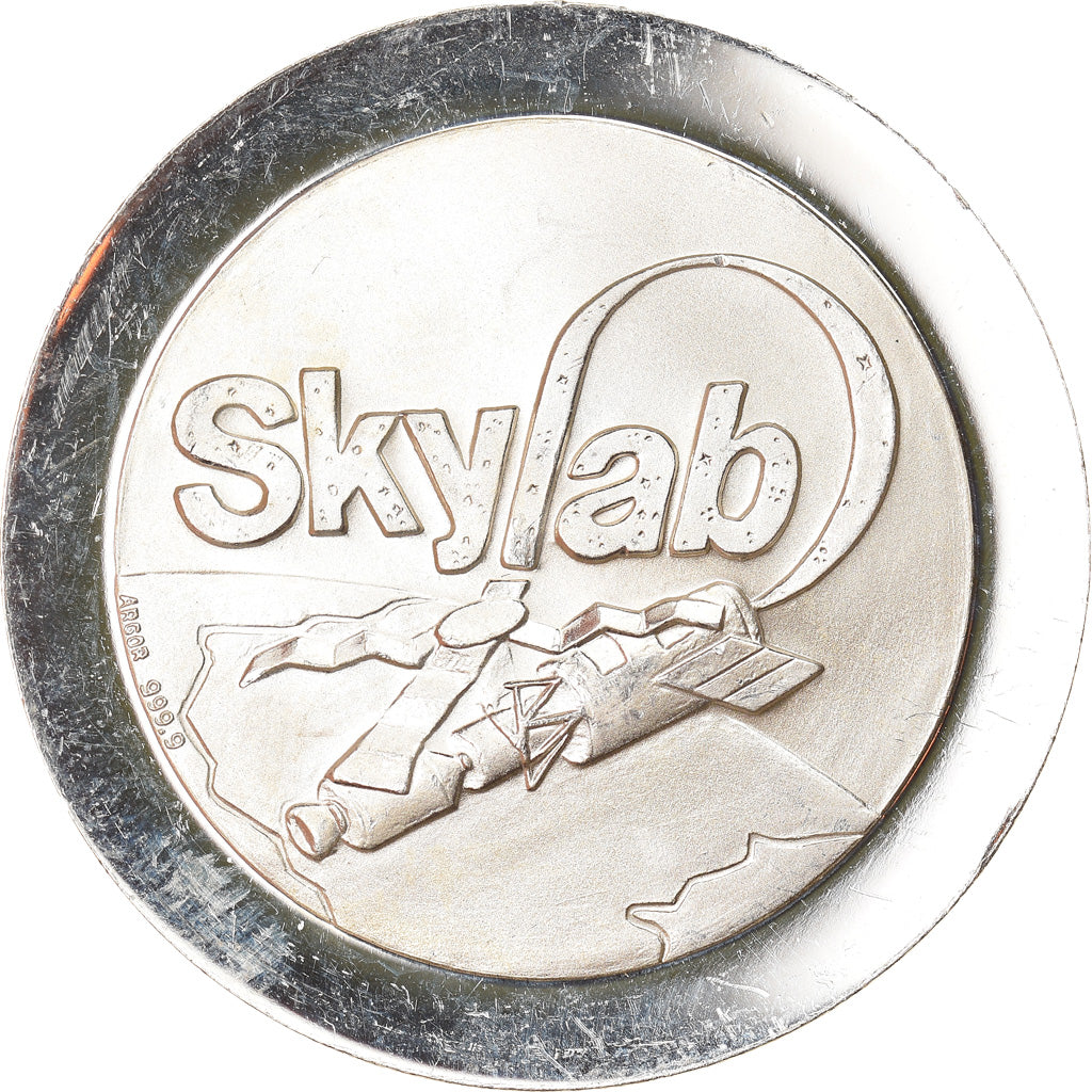 Zwitserland, Medaille, Skylab 1, Sciences & Technologies, 1973, UNC-, Zilver
