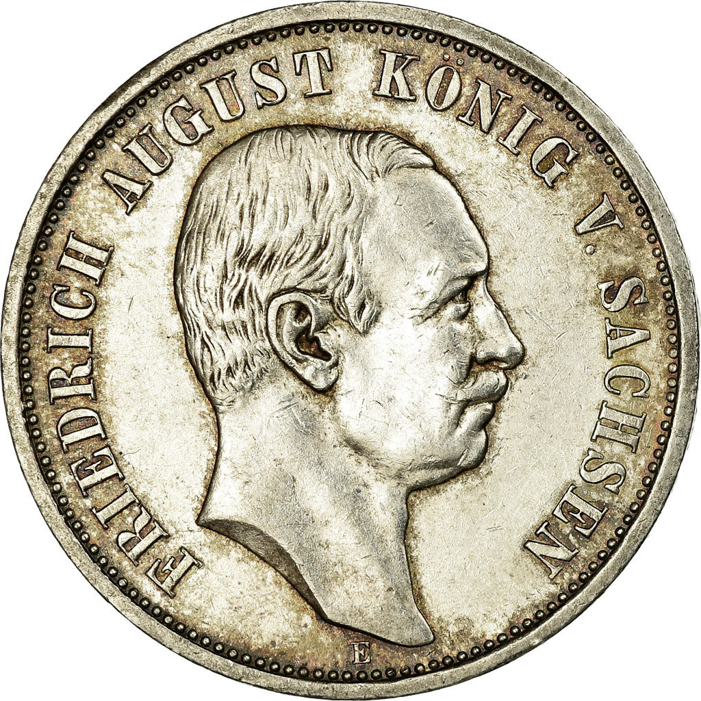 Coin, German States, SAXONY-ALBERTINE, Friedrich August III, 3 Mark, 1913