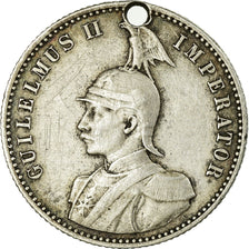 Coin, GERMAN EAST AFRICA, Wihelm II, 1/2 Rupie, 1913, Berlin, VF(20-25), Silver