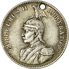 Coin, GERMAN EAST AFRICA, Wihelm II, 1/2 Rupie, 1901, Berlin, VF(20-25), Silver