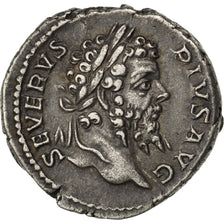 Septimius Severus, Denarius, AU(55-58), Silver, Cohen #475, 3.60