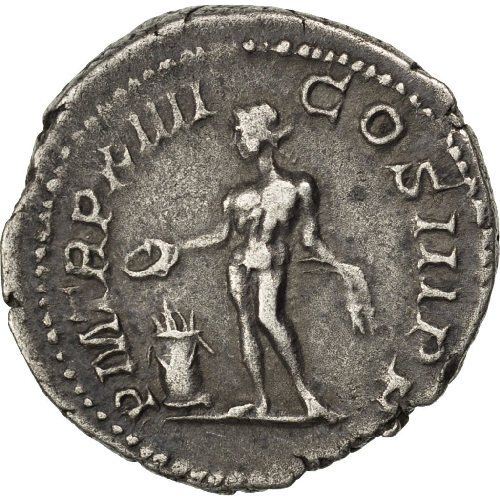 Septimius Severus, Denarius, AU(55-58), Silver, Cohen #475, 3.60