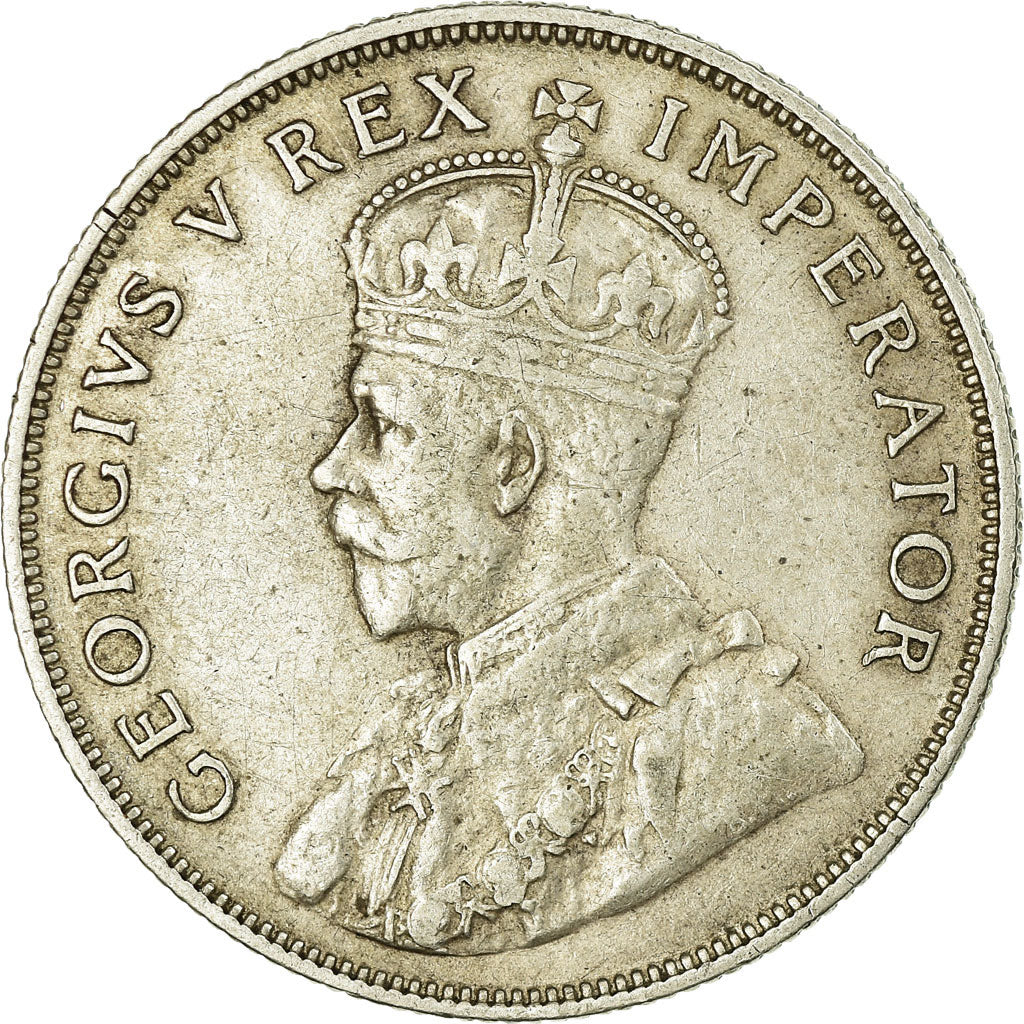Monnaie, Afrique du Sud, George V, 2 Shillings, 1932, TB+, Argent, KM:22
