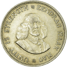 Coin, South Africa, 20 Cents, 1961, AU(55-58), Silver, KM:61