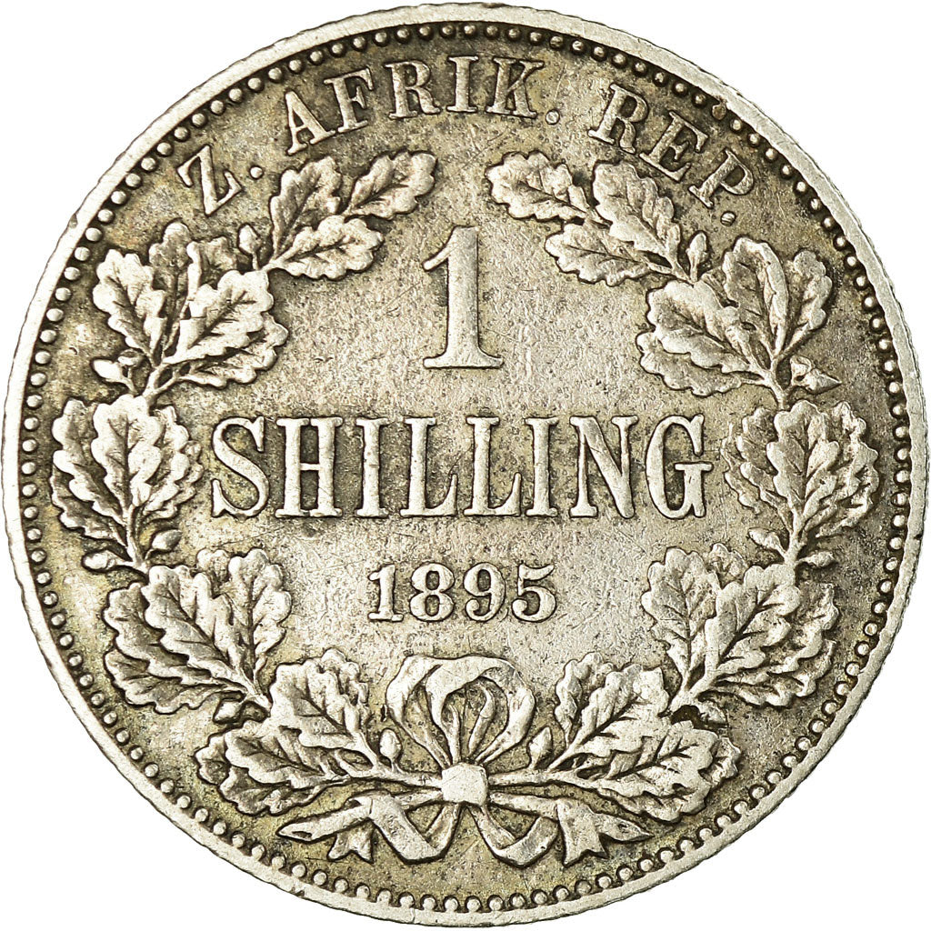 Coin, South Africa, Shilling, 1895, EF(40-45), Silver, KM:5