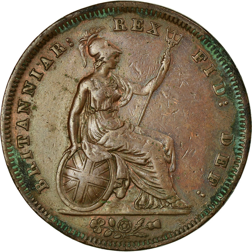 Coin, Great Britain, William IV, Penny, 1831, EF(40-45), Copper, KM:707