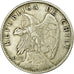 Moneta, Cile, Peso, 1915, BB, Argento, KM:152.4