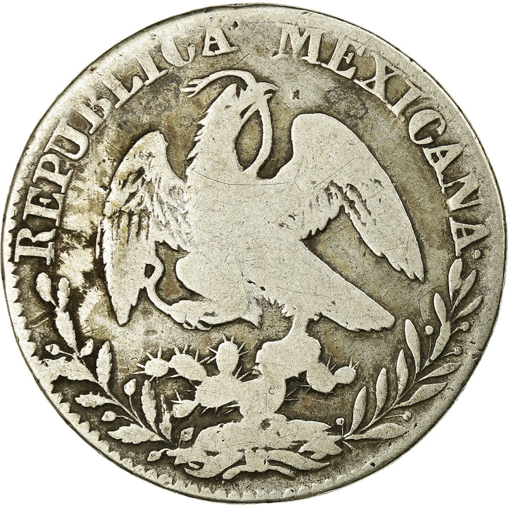 Monnaie, Mexique, 2 Reales, 1826, Zacatecas, TB, Argent, KM:374.12