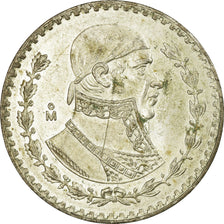 Coin, Mexico, Peso, 1957, Mexico City, AU(55-58), Silver, KM:459
