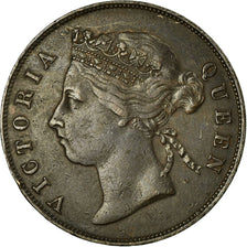 Coin, Mauritius, 5 Cents, 1883, EF(40-45), Bronze, KM:9