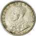 Coin, INDIA-BRITISH, George V, 2 Annas, 1917, EF(40-45), Silver, KM:515